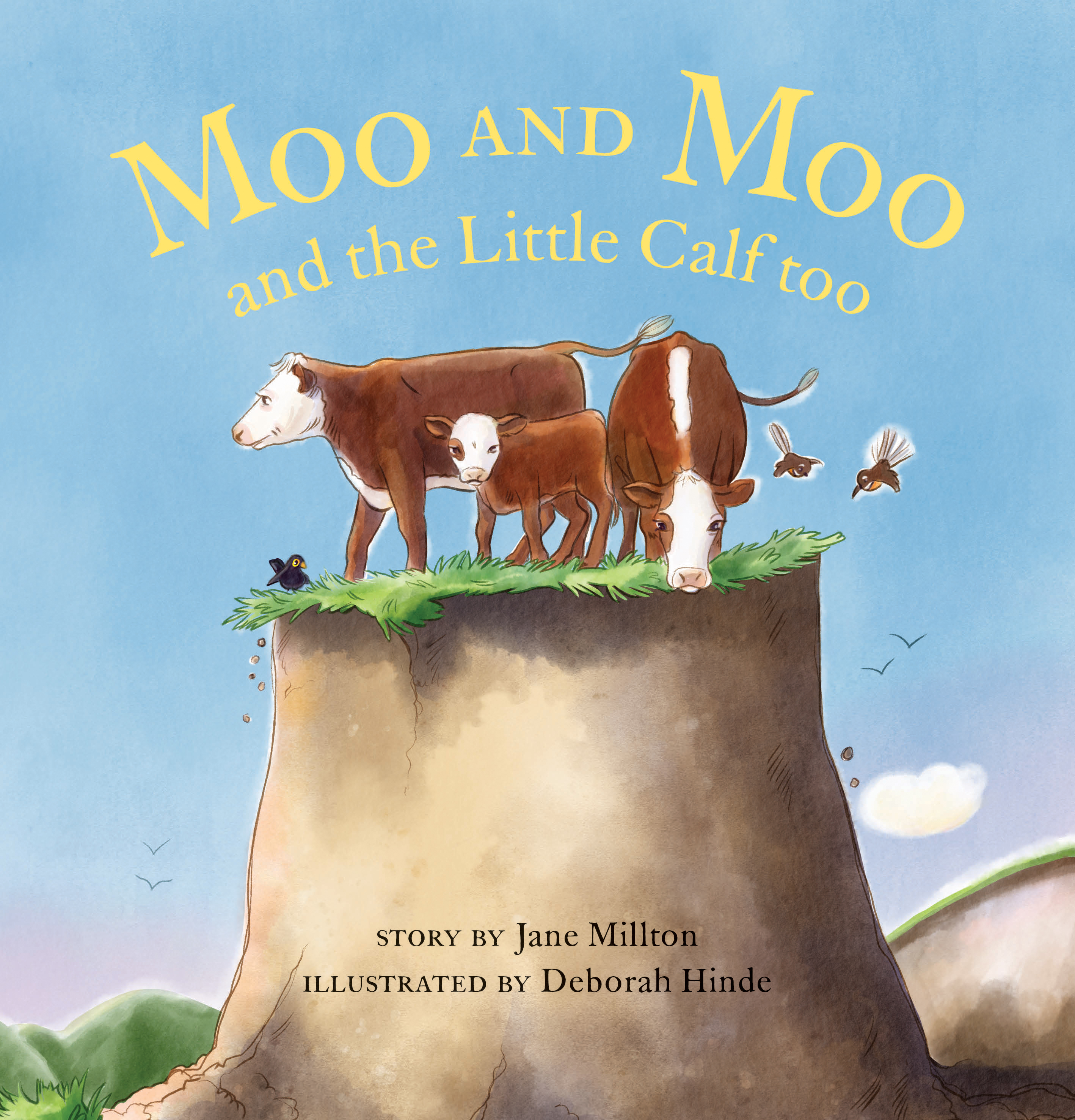 Moo and Moo and the Little Calf too by Jane Millton